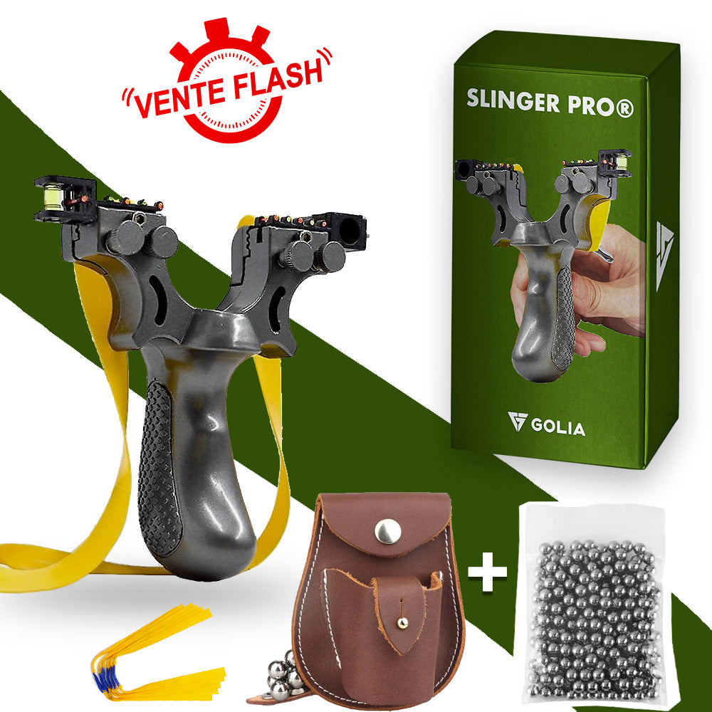 Lance-pierre avec Viseur Laser - Pack Slinger Pro®